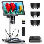 TOMLOV TriL110 2500X 3-Lens Digital Microscope 10.1" for Medical Labs & Research