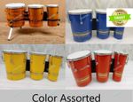 Three Piece Hand Made Good Sound Wooden Bongo Drum Set Musical