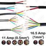 12v Twin 2 3 4 5 7 Core Low Voltage Wire Caravan Trailer Lights Automotive Cable