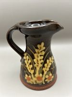 Alan Frewin Millhouse Pottery 12cm Tall Slipware Jug Studio Pottery Vintage