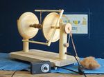Wooden Electric Spinner Variable Speed Plying Yarn Tool for Wool Fiber Craft DIY