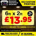 PVC VINYL BANNER CUSTOM ADVERTISING OUTDOOR WATERPROOF HEAVY DUTY SIGN