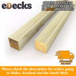 Pressure Treated Fence Posts Multiple Sizes & Lengths 3x3 4x4 6x6 8x8 Inch Post