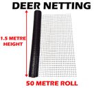 Deer Netting Garden Poultry Fencing Livestock Boundary Fence 1.5 metre x 50m