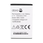 Genuine DORO DBO-1000A BATTERY FOR DORO 3.7V 1372 / 2404 / 1370 1000mAh