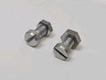 Stanton 500 505 Bolts & Nuts Cartridge Mounting Hardware - SILVER Screws ONLY