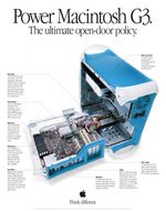Apple Mac Power Mac G3 Open Door Policy Poster 22 x 28 NOT A REPRINT Vintage
