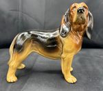 Coopercraft Ceramic Bloodhound Figurine/Ornament 20.5cm Vintage