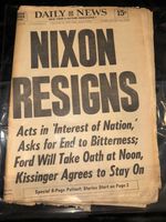 NY Daily News-President Richard Nixon Resigns-COMPLETE NEWSPAPER