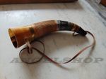 Viking War Horn - 16" Genuine Ox-Horn Battle Trumpet - Premium Hand Engraved