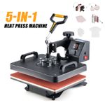 CREWORKS 30×38cm 5 in1 Heat Press Machine Digital Transfer Sublimation Printer