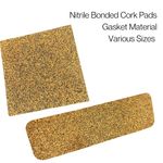 Cork Pads – Various Sizes | Rubber Bonded | Gasket, Anti-Vibration, Sealing