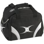 Gilbert Rugby 12 Water Bottle Bag Black/Grey Zip Up Printed Branding 40cm x 28cm
