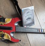 Nintendo Wii Guitar Hero Metallica Wireless Guitar Controller + Game PAL 2009