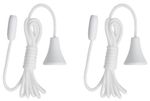 2 X  Replace Bathroom Light Pull Cord Switch String Spare Ceiling Shower Acorn