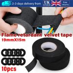 10x 20M Car Wiring Loom Tape Electrical Self Adhesive Cloth Fabric Harness 19mm