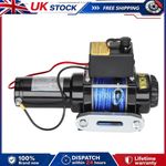Gearzaar Electric Winch Workshop Recovery & wire remote For Garage 12V 1400w