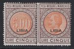Libya Early 5 Lire Revenue Pair MLH - S32149