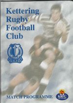 Kettering v Wellingborough 20 Feb 2000 RUGBY PROGRAMME