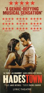 HADESTOWN - Theatre Handbill Lyric Theatre London