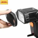 Selens Magnetic Flash Modifier Rubber Band Grip + Honeycomb Grid for Speedlight