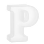 3D Alphabet Mold for Resin 2.56 Inch Silicone P Capital Alphabet Epoxy Casting