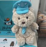 Jellycat Bartholomew Bear Junior Pilot Harrods Exclusive 2026 BNWT 