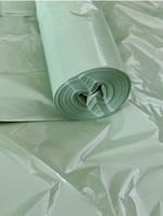 LARGE 90 litre BIN RUBBISH REFUSE BAGS SACKS PALE GREEN x 25 (70x100cm)
