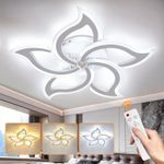 Modern Chandelier LED Lamp White Frame Ceiling Light Living Room Pendant Lights