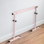 Ballet Bar Gymnastics Bar Sturdy Steel Adjustable Height Portable Ballet