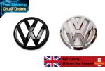 FITS Mk7 Golf Front Badge 2013 to 17 Silver / Black