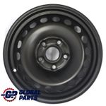 VW Volkswagen Golf 5 Black Steel Wheel Rim 15'' 6J ET:47 1K0601027C