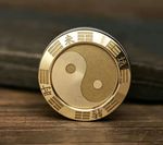 Chinese Tai Chi Magnetic Haptic Coin Fidget Slider Clicker Anxiety ADHD Stress