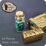 3mm Flints For Dunhill Rollagas Lighter - Sealed Glass Container - 25 pieces UK