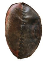 Maasai- Fine Antique Buffalo Hide Warrior Shield- Rare African Masai Tribal Art
