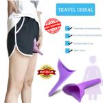Female Urine Wee Funnel Portable Woman Ladies She Urinal Camping Travel Loo Pee