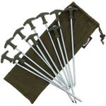 NGT Bivvy Pegs Long XL 12 "Heavy Duty Fishing Camping Brolley Umbrella Tent X 10