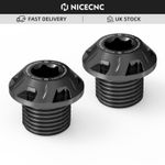 For SUR-RON CNC Front Wheel Axle Nut Bolt For Surron Light Bee S X L1E Black