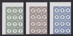 Gibraltar 1956 Postage Due 4d Substituted D, SGD3b in Block & Other Two Blocks