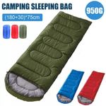4 Season Sleeping Bag Waterproof Camping Hiking Outdoor Envelope Adult Warm Bag