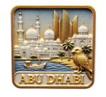 3D -ABU DHABI UAE Emirates Fridge Magnet City Souvenir Travel Memory Gift Idea