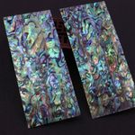1PC Natural Inlay Material Abalone Shell Blanks Green/Blue Size 120x50x0.3mm DIY
