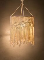 Boho Chic Tassel Light Shade Macrame Bohemian Home Decor Gift