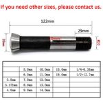 17PCS Grinder Chuck Grinder Collets Cutter Collets Tool For Sharpener Grinder U2