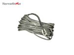 Terrafirma Silver Synthetic Winch Rope With Rock Guard 24m x 11mm - TF3302