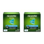 2 x Nicorette Icy White 2mg Nicotine Gum 210 Pieces Stop Smoking Total 420