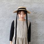 mature ha. 5mm Braid Straw Hat Middle2 Garden Ribbon Yu-Pack