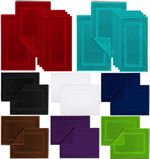 6X Bath Mat 100% Egyptian Cotton Terry Toweling Soft Quick Dry Floor Shower Mats