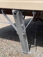 Leg For Static Caravan Corner Steady Galvanised 24" Mobile Home Leg Wind Down