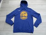 Nike Golden State Warriors Stephen Curry #30 NBA Hoodie Blue Size Medium